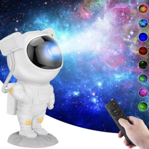 Toy Imagine Astronaut Galaxy Projector Night Light 360° Rotating Nebula Star Lamp Projector with Remote Control Ideal for Bedroom Ceiling, Home Decor, and Parties Lighting Gift to Boys & Girls